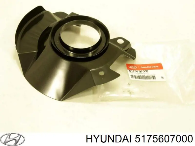 5175607000 Hyundai/Kia proteção do freio de disco dianteiro direito