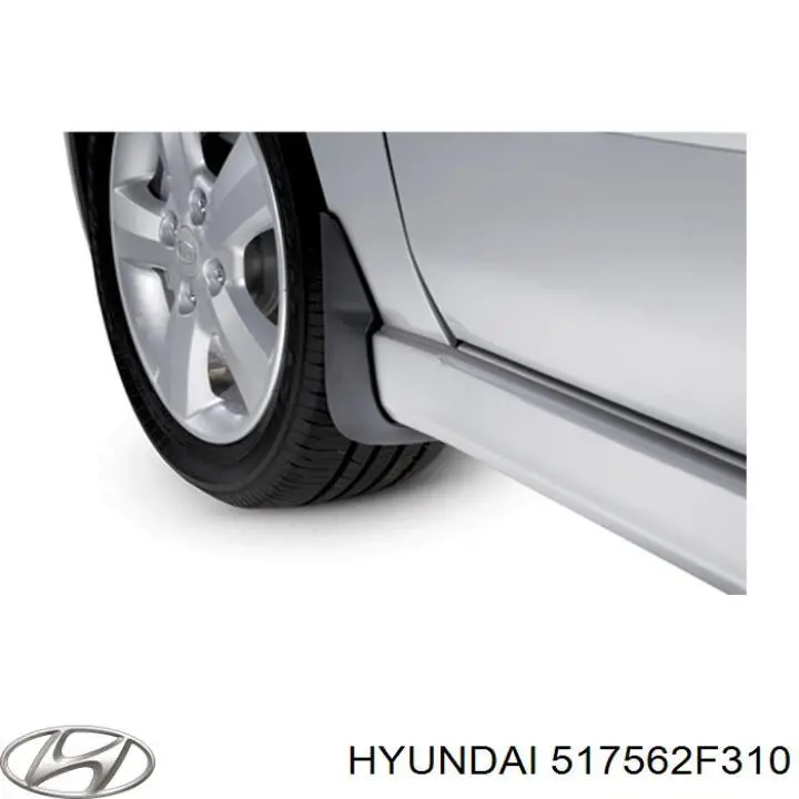 517562F310 Hyundai/Kia защита тормозного диска переднего правого