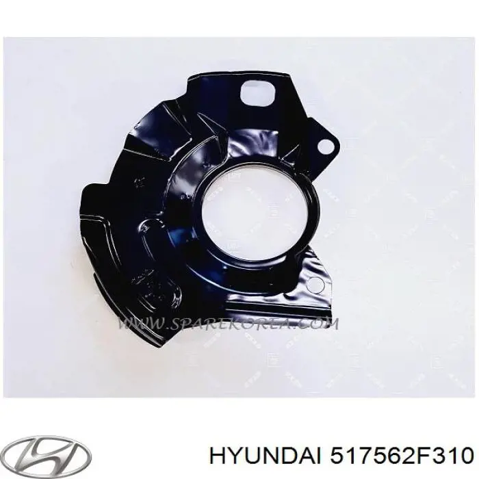 Купить 517562F310 Hyundai/Kia Защита тормозного диска, переднего, правого