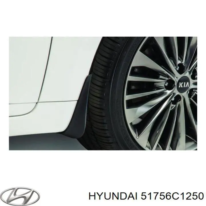 51756C1250 Hyundai/Kia Пыльник тормозного диска переднего