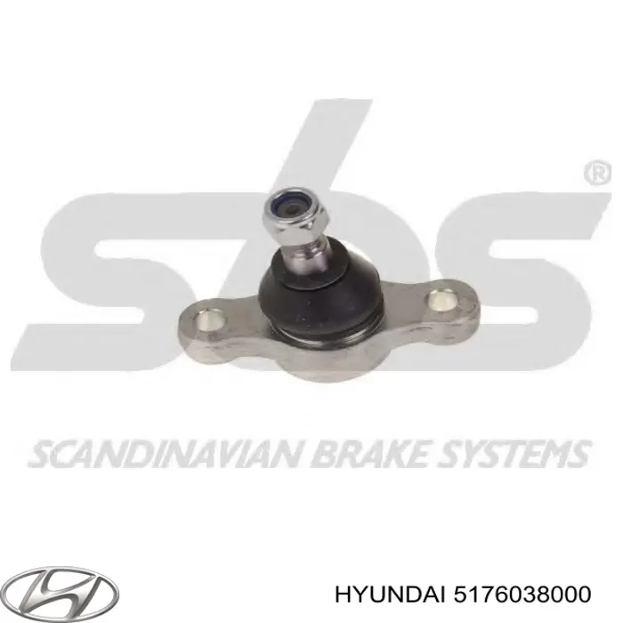 Нижняя шаровая опора Hyundai/Kia 5176038000