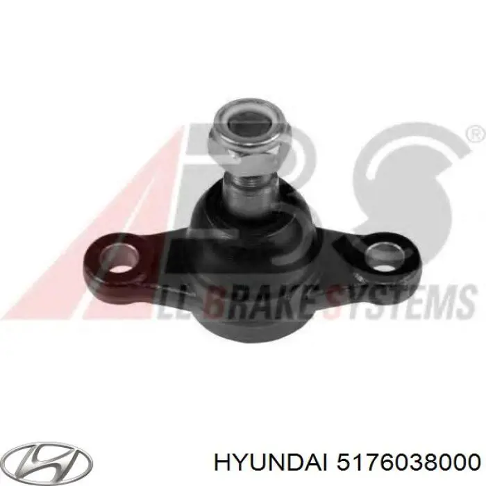 Шаровая опора, нижняя Hyundai/Kia 5176038000 цена, от 12.06 USD