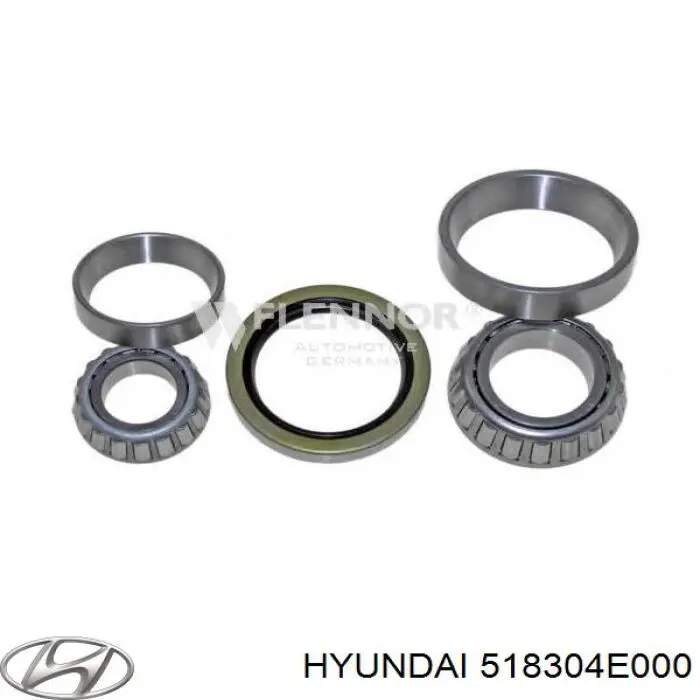 518304E000 Hyundai/Kia сальник задней ступицы внешний