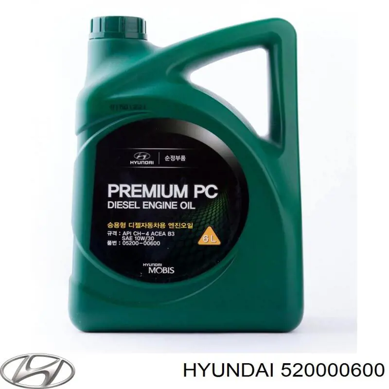 Моторное масло Hyundai/Kia (520000600)
