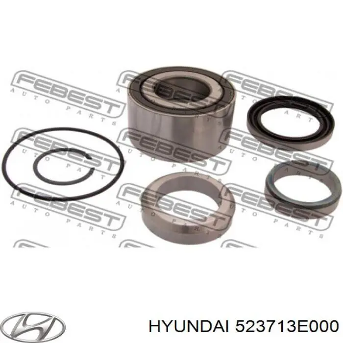Подшипник полуоси заднего моста Hyundai/Kia 523713E000