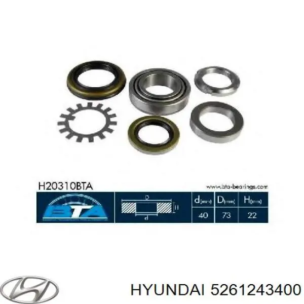 5261243400 Hyundai/Kia 