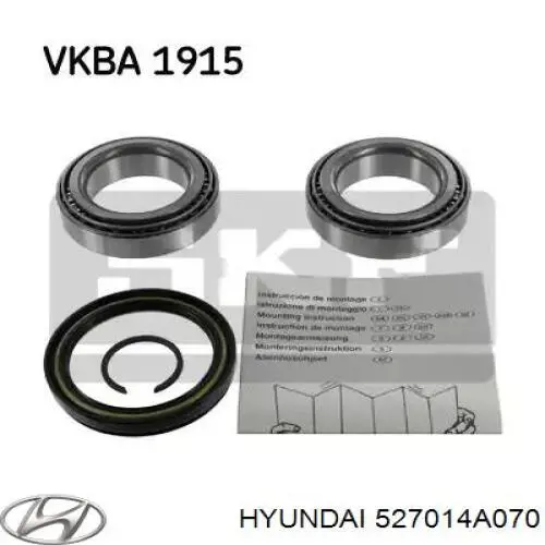 Подшипники задней ступицы Hyundai/Kia 527014A070 цена, от 34.83 USD