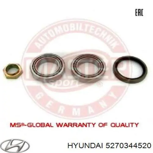 Комплект подшипника ступицы колеса Hyundai/Kia 5270344520 цена, от 22.63 USD