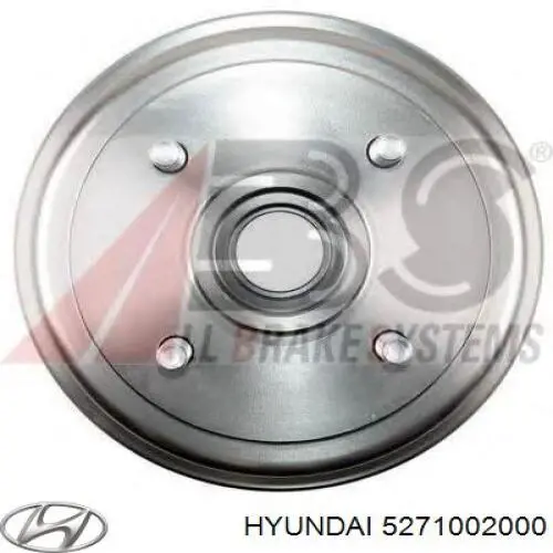 Тормозной барабан 5271002000 Hyundai/Kia