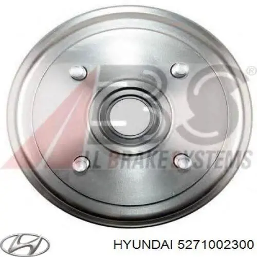 Купить 5271002300 Hyundai/Kia Тормозной барабан