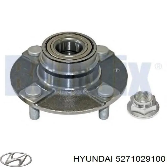 5271029100 Hyundai/Kia ступица задняя