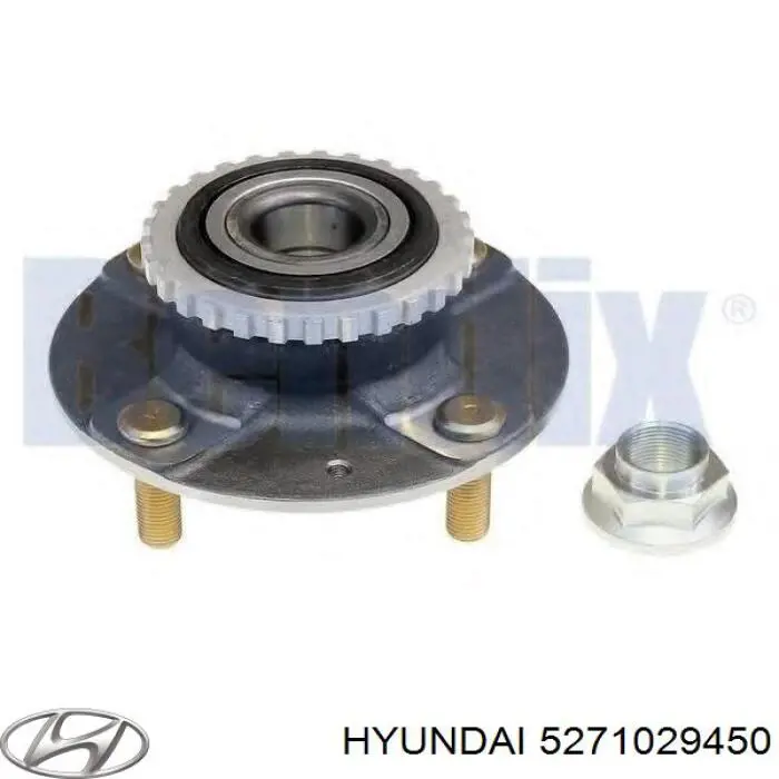 Ступица задняя 5271029450 Hyundai/Kia