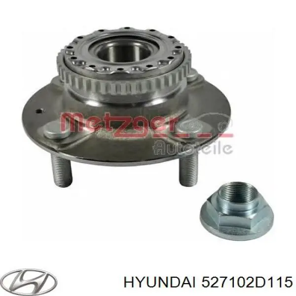 Купить 527102D115 Hyundai/Kia Задняя шпиндель