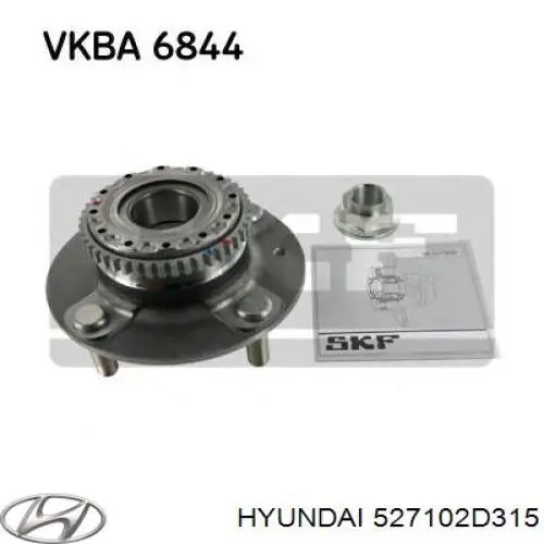 527102D315 Hyundai/Kia Ступица задняя