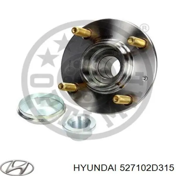 Купить 527102D315 Hyundai/Kia Задняя шпиндель