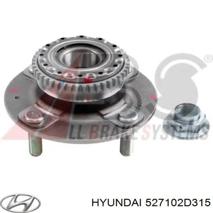 Купить 527102D315 Hyundai/Kia Задняя шпиндель