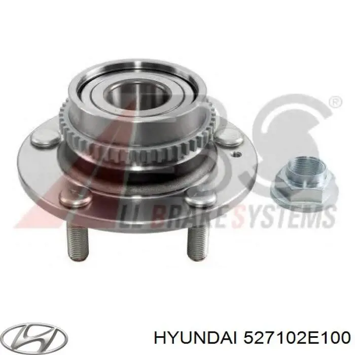 Купить 527102E100 Hyundai/Kia Задняя шпиндель