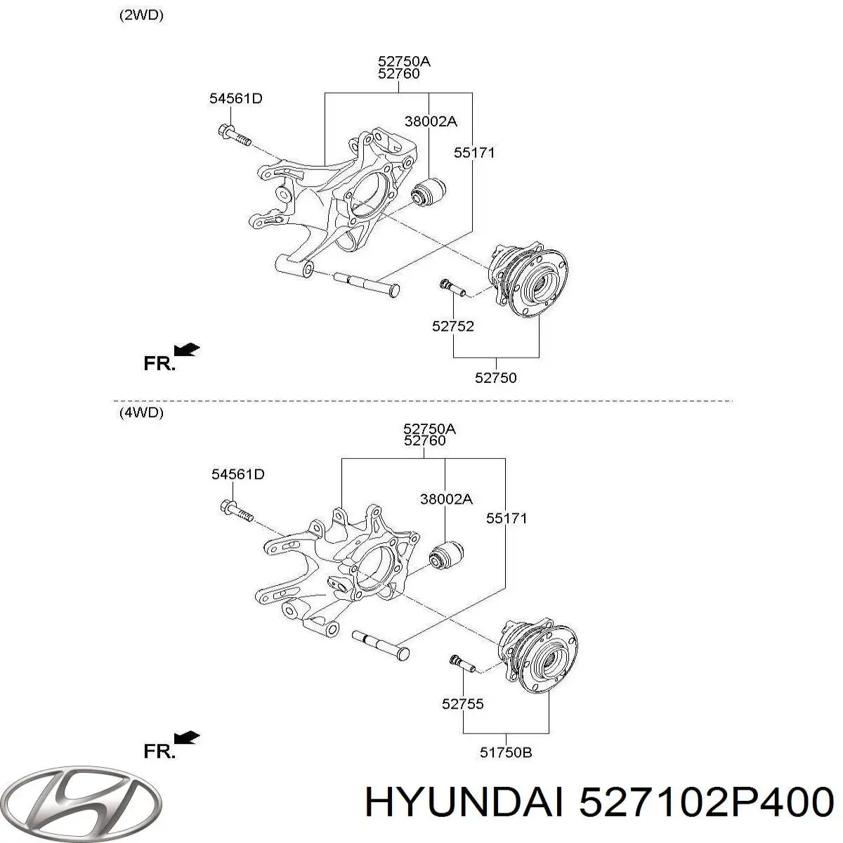  527102P400 Hyundai/Kia