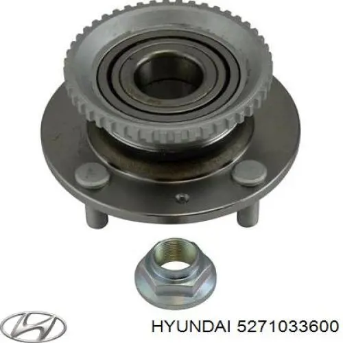 Ступица задняя 5271033600 Hyundai/Kia