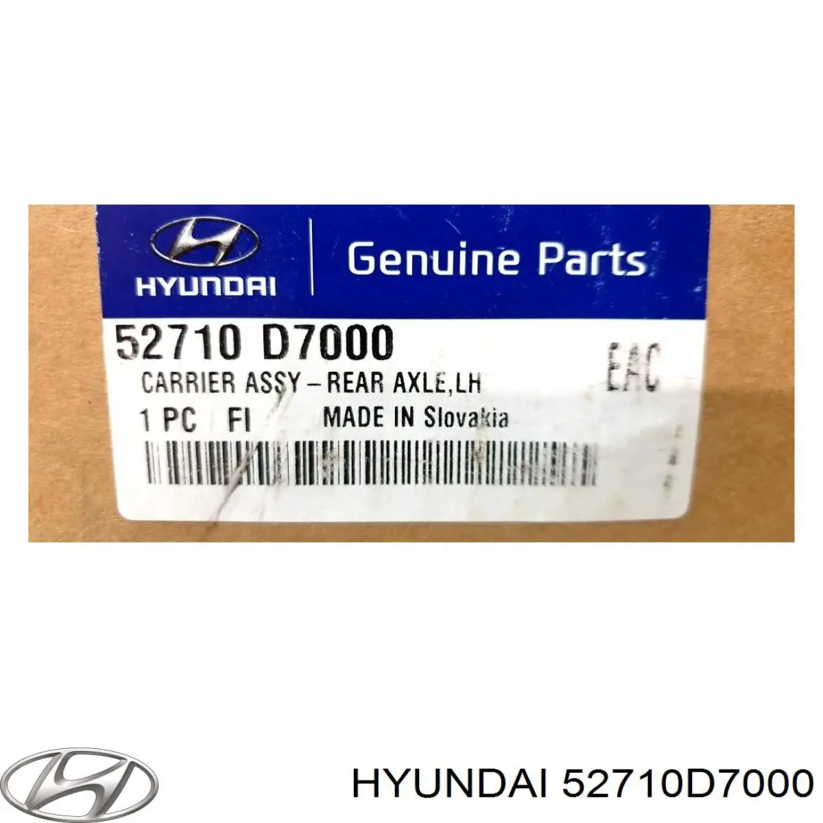 Цапфа - поворотный кулак задний, левый Hyundai/Kia 52710D7000 цена, от 69.92 USD