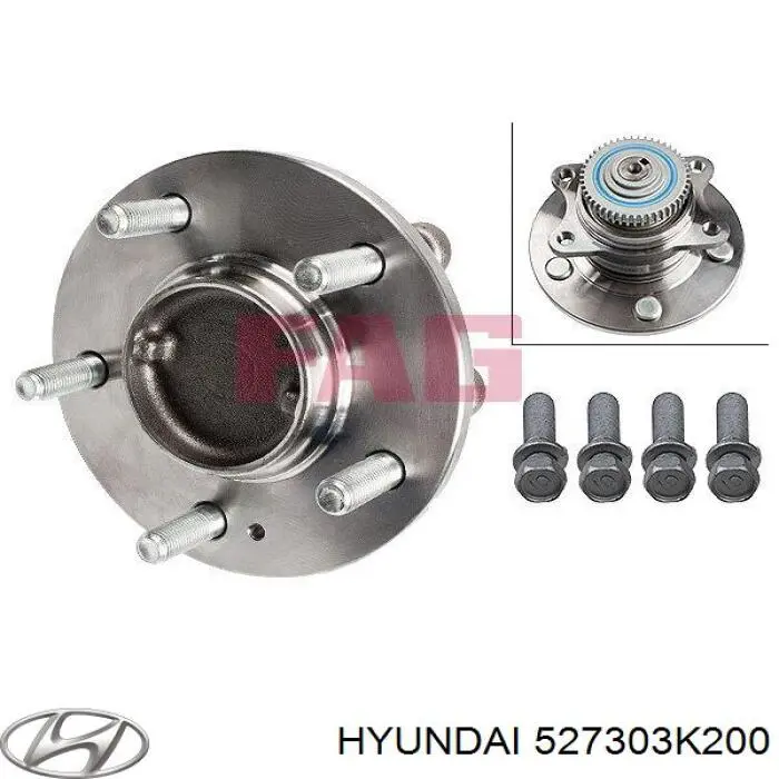 Купить 527303K200 Hyundai/Kia Задняя шпиндель