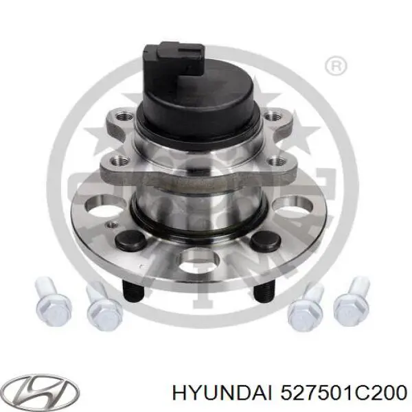 Купить 527501C200 Hyundai/Kia Задняя шпиндель