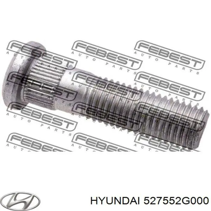 Колесный болт задний Hyundai/Kia 527552G000 цена, от 2.82 USD