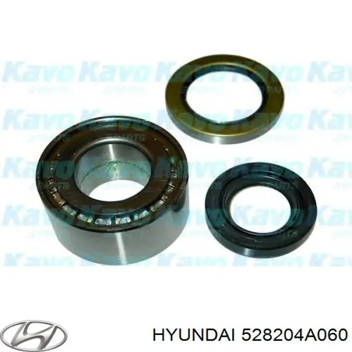 Anillo retén de semieje, eje trasero, exterior 528204A060 Hyundai/Kia