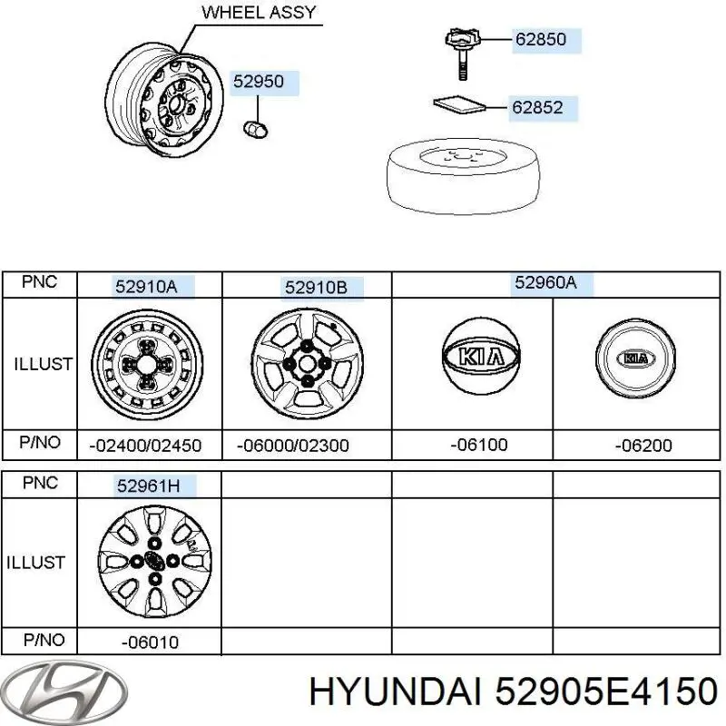 52905E4150 Hyundai/Kia 