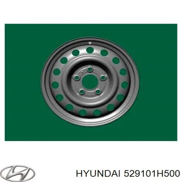 529101H500 Hyundai/Kia диски колесные стальные (штампованные)