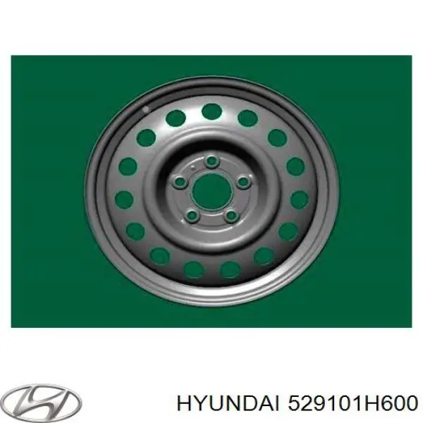 Диски колесные стальные (штампованные) Hyundai/Kia 529101H600