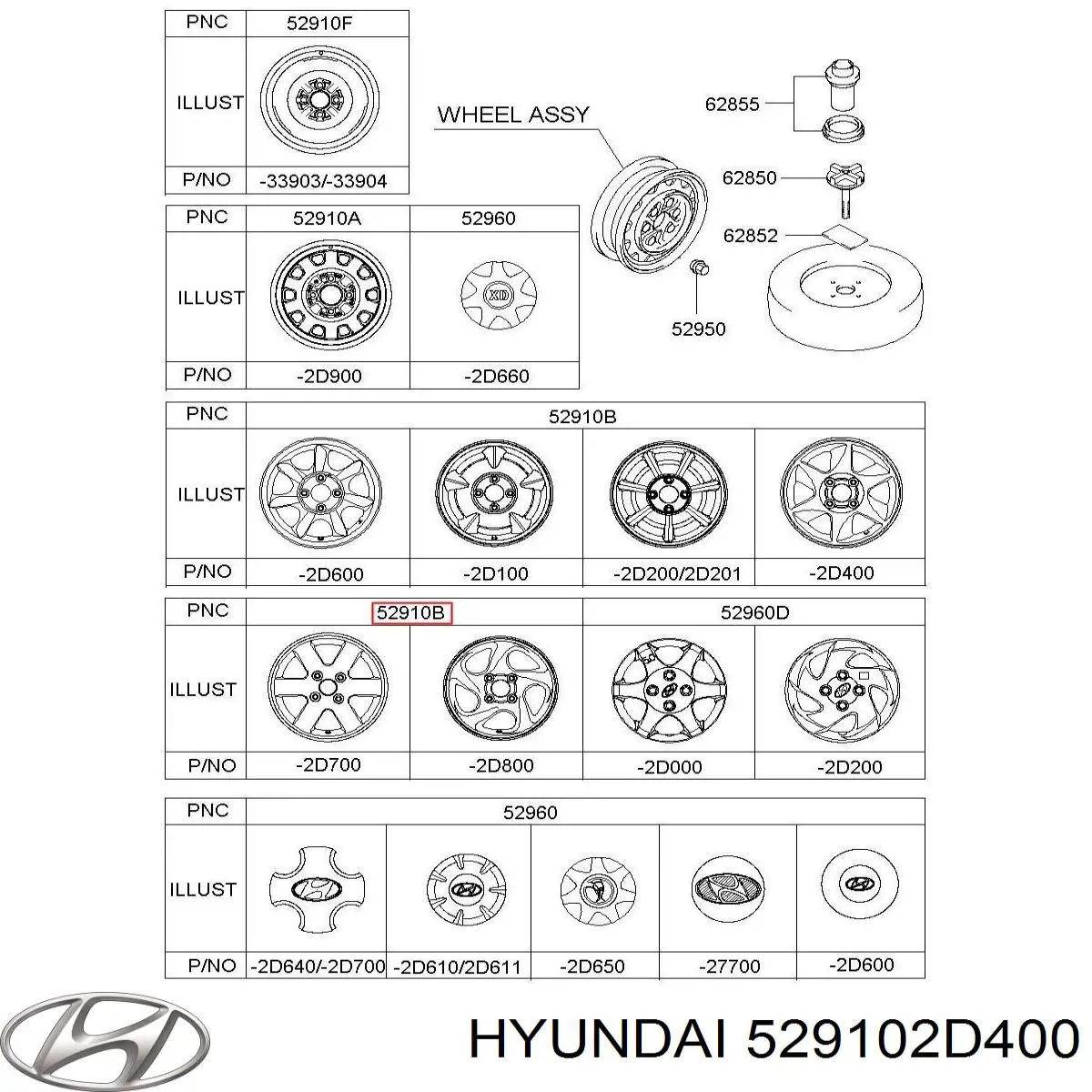 Диски Hyundai/Kia 529102D400 цена, от 45.73 USD