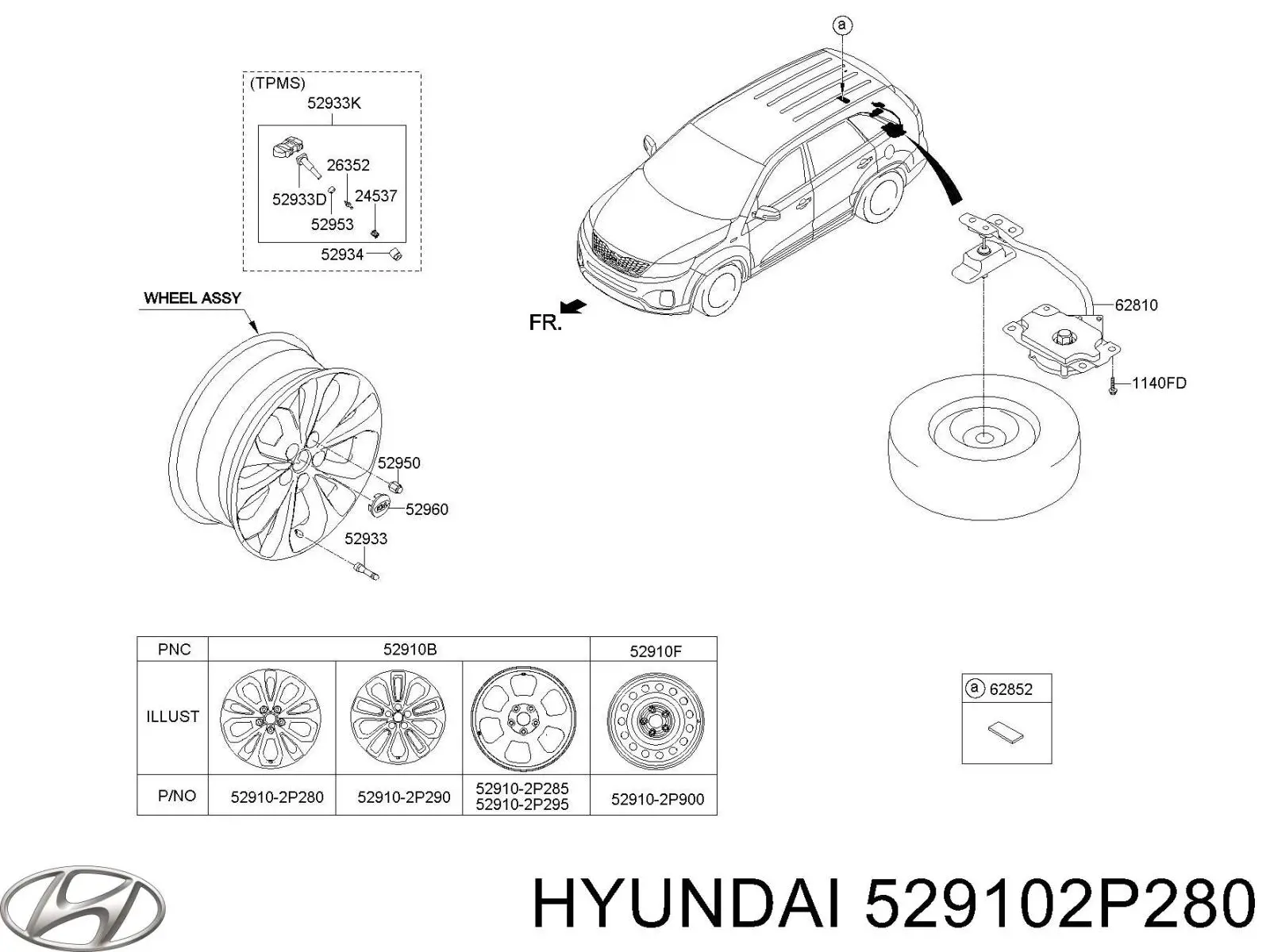 529102P280 Hyundai/Kia 