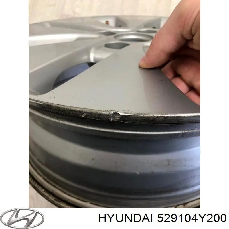 529104Y200 Hyundai/Kia discos de roda de aleação ligeira (de aleação ligeira, de titânio)