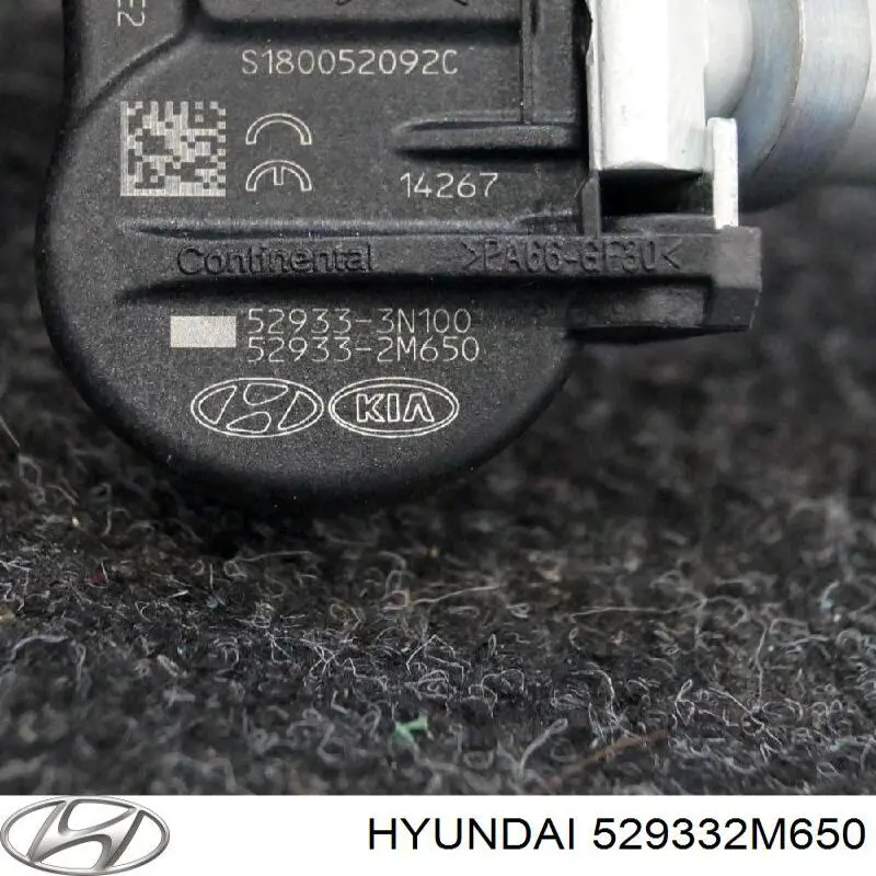 Sensor de pressão de ar nos pneus Hyundai/Kia 529332M650