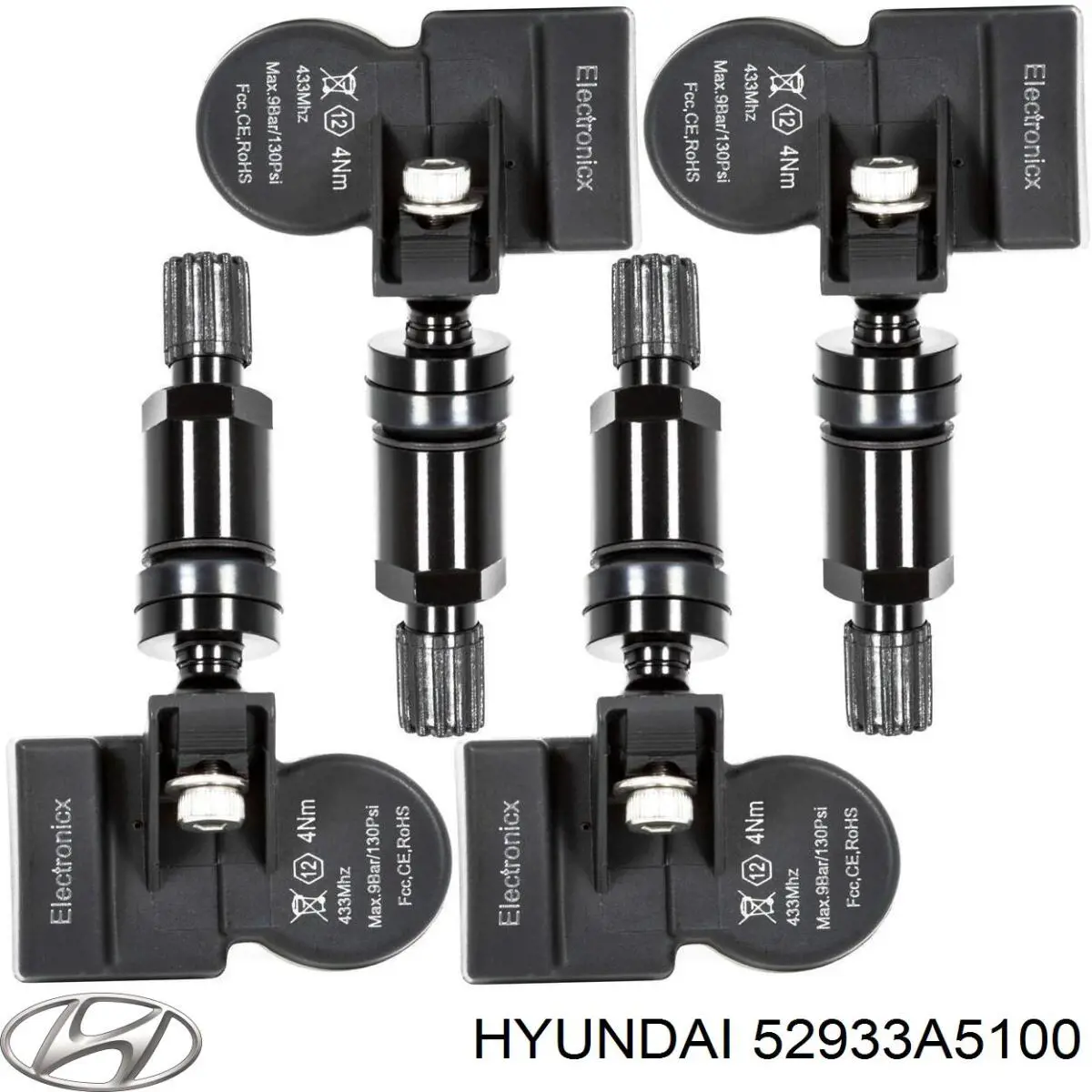 Купить 52933A5100 Hyundai/Kia Датчик контроля давления в шинах