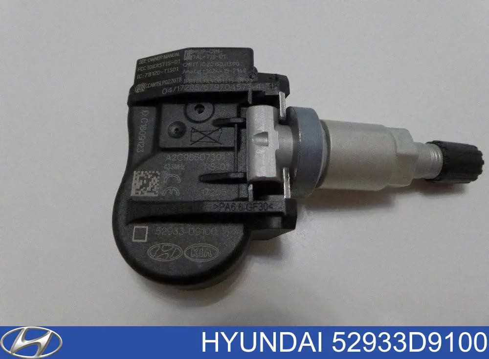 52933D9100 Hyundai/Kia датчик давления воздуха в шинах