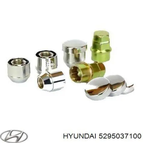 Гайка крепления колеса Hyundai/Kia 5295037100 цена, от 2.85 USD