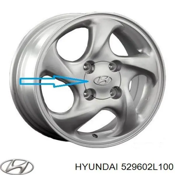 529602L100 Hyundai/Kia Колпаки на диски
