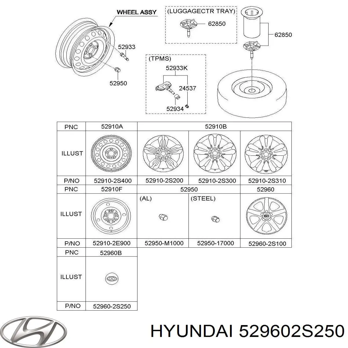  529602S250 Hyundai/Kia