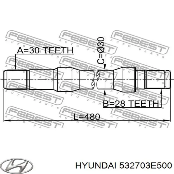 532703E500 Hyundai/Kia 