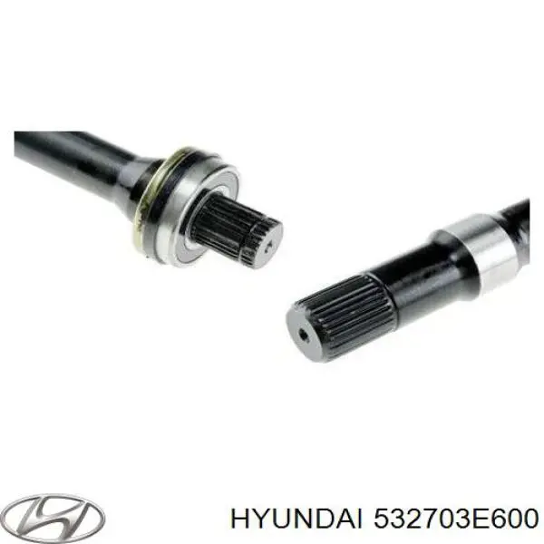 532703E600 Hyundai/Kia вал привода полуоси промежуточный