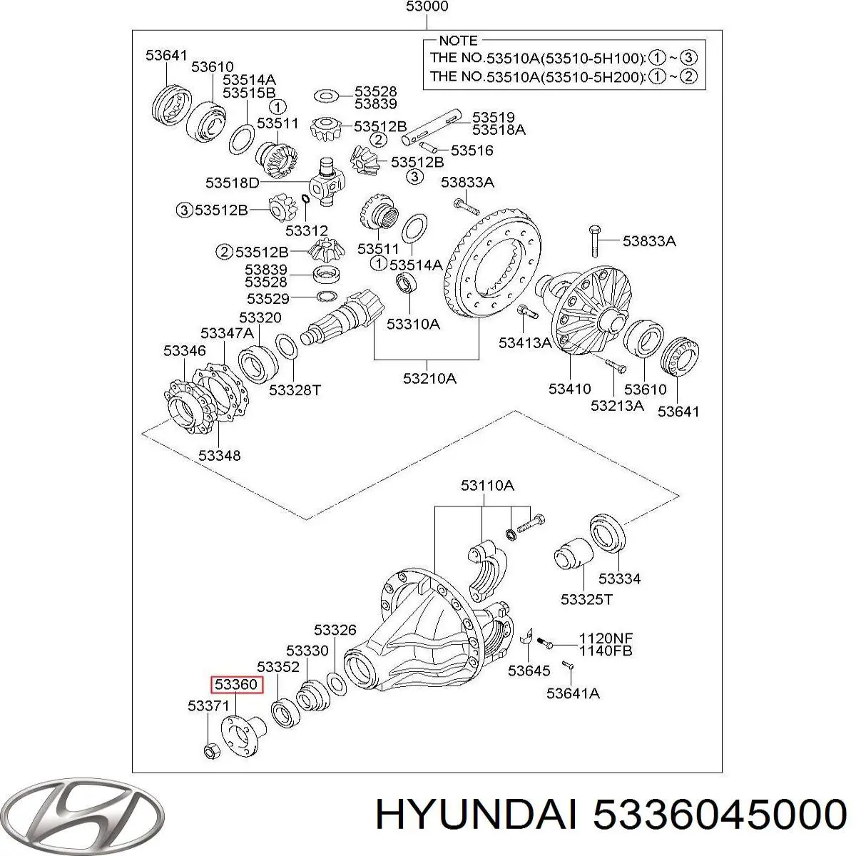  5336045000 Hyundai/Kia