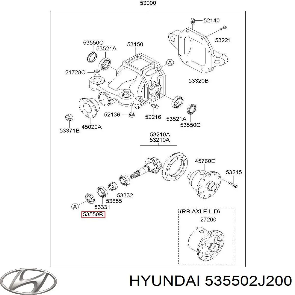  Hyundai/Kia 535502J200 цена, от 13.81 USD