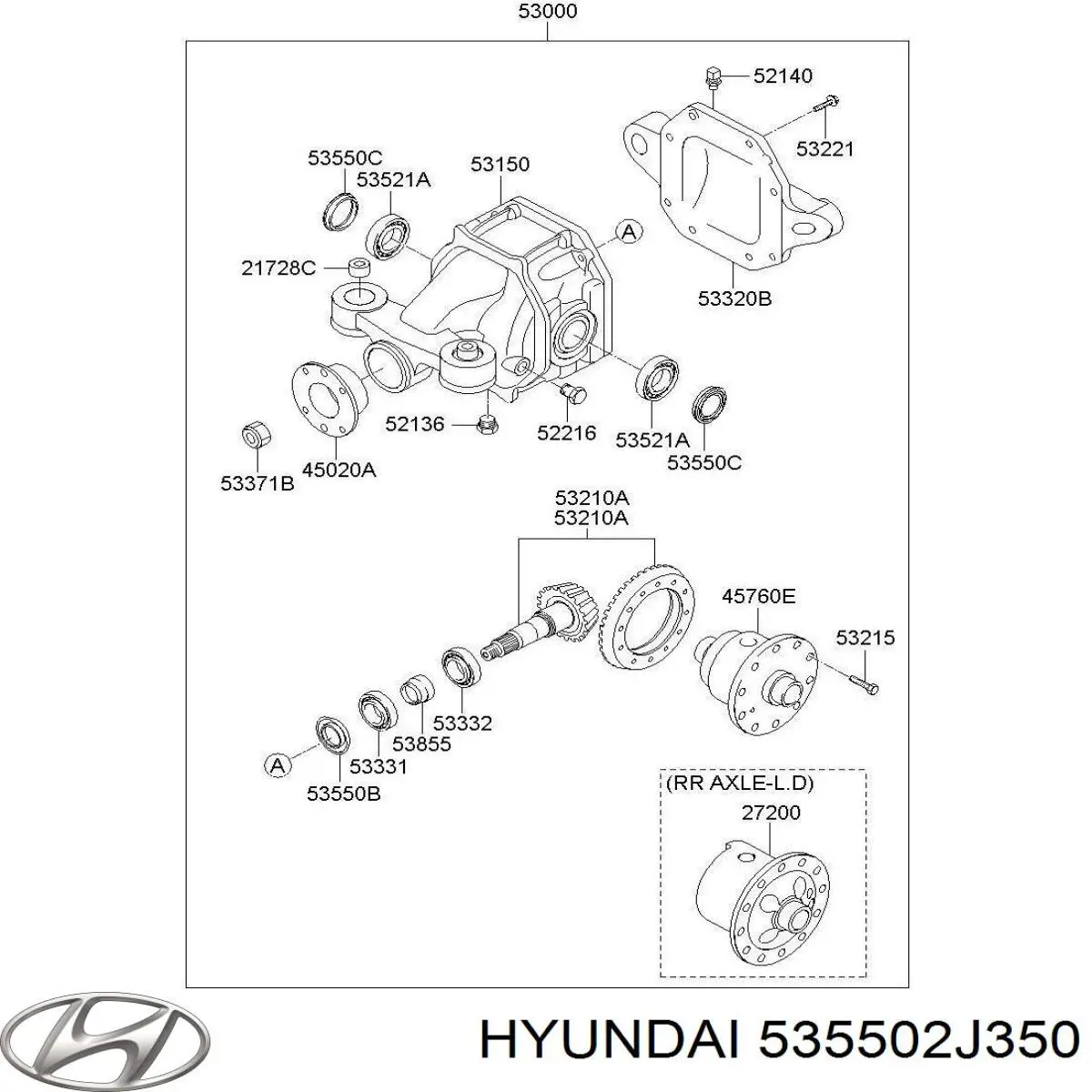  535502J350 Hyundai/Kia