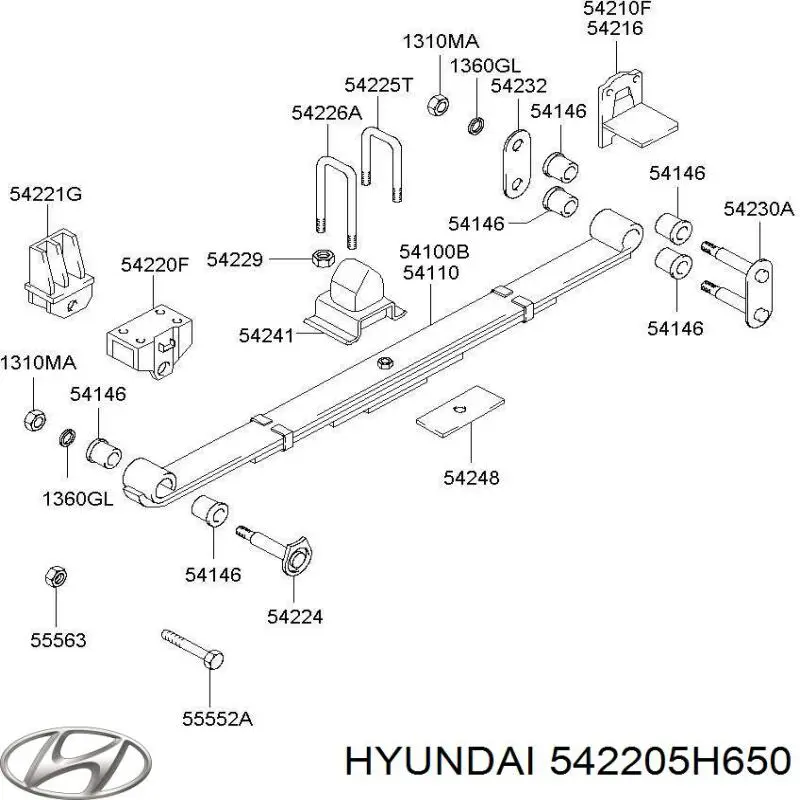 542205H650 Hyundai/Kia 