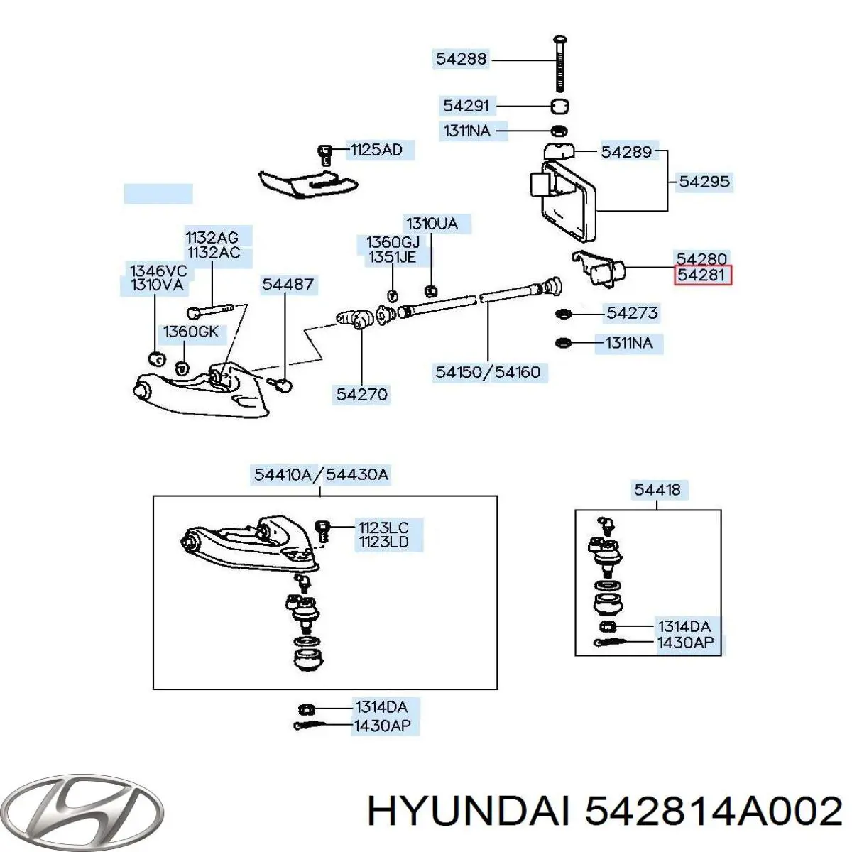  542814A002 Hyundai/Kia