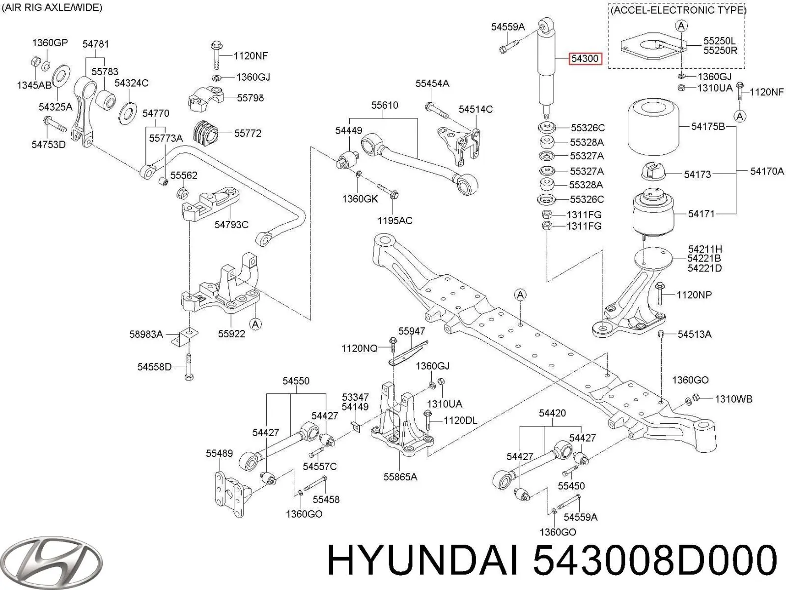  543008D000 Hyundai/Kia