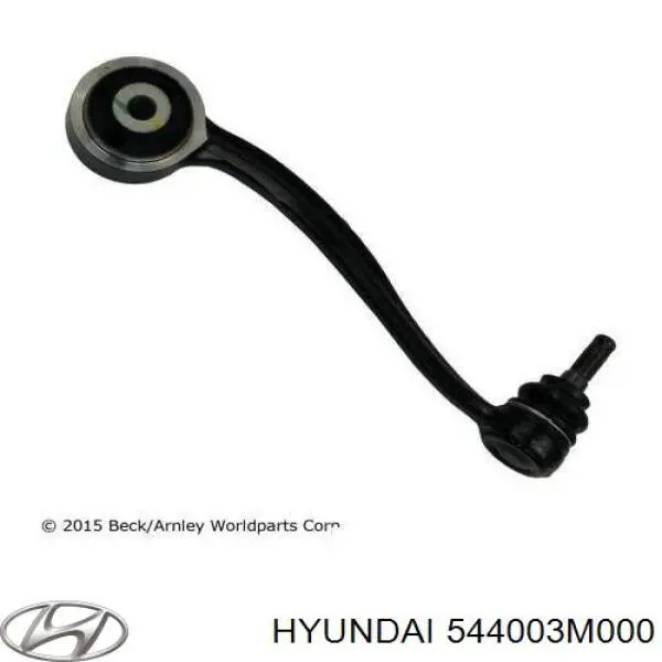 544003M000 Hyundai/Kia Рычаг передней подвески верхний левый