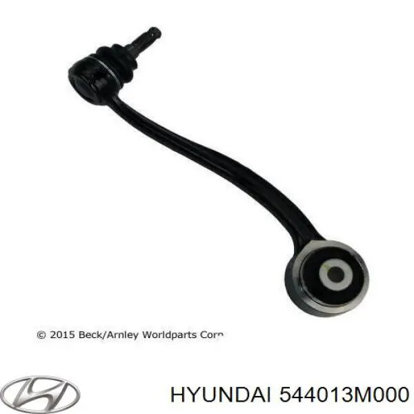 544013M000 Hyundai/Kia braço oscilante superior direito de suspensão dianteira